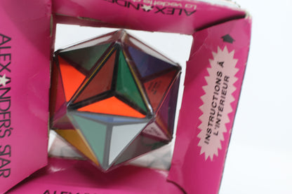 Vintage 1982 Alexander's Star Puzzle Ideal Rubik's Cube Brain Teaser Toy