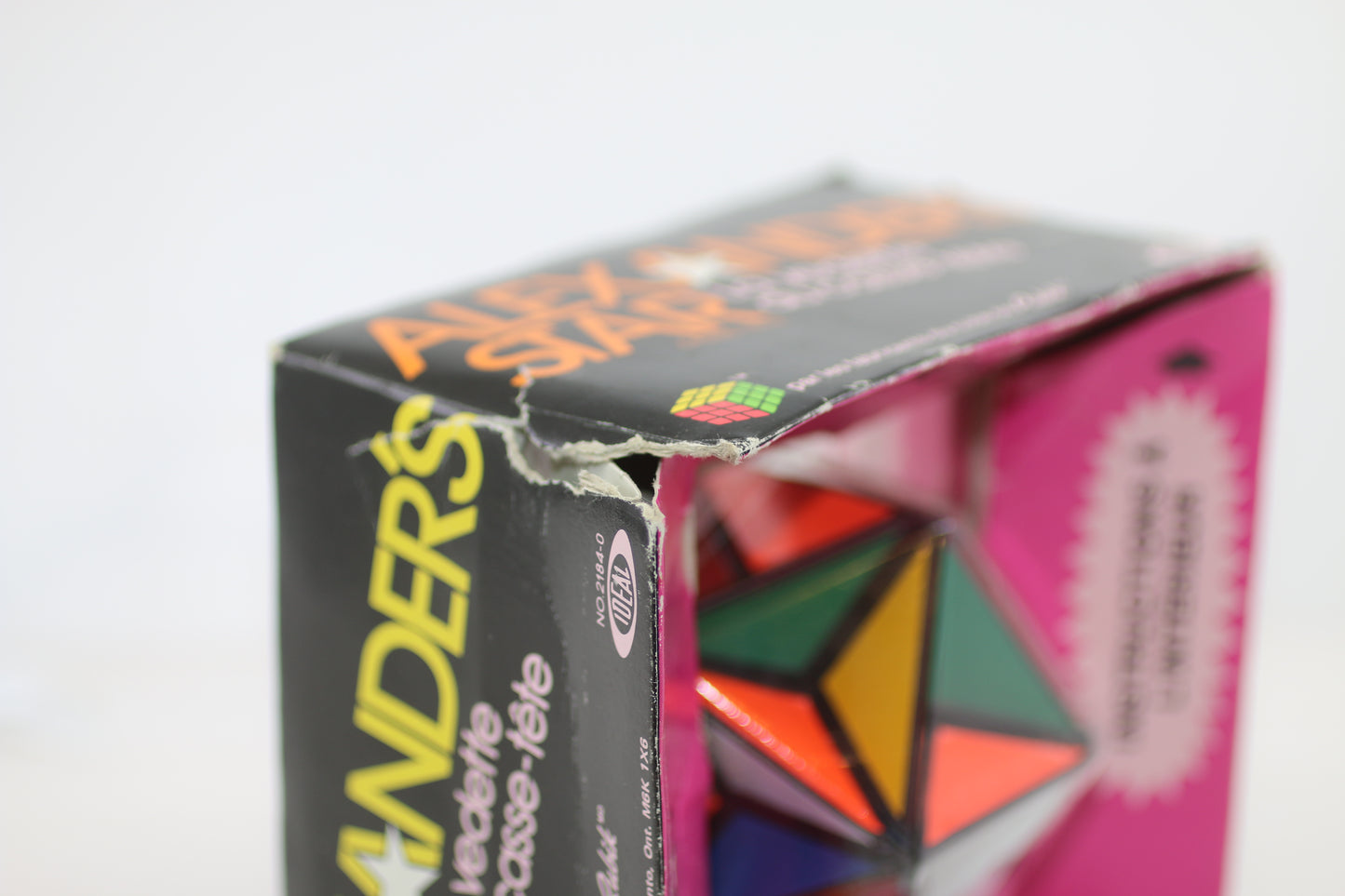 Vintage 1982 Alexander's Star Puzzle Ideal Rubik's Cube Brain Teaser Toy