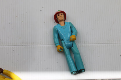 Vtg Adventure People Paramedic Fireman #303 3 3/4" figure Fisher-Price toys 1974