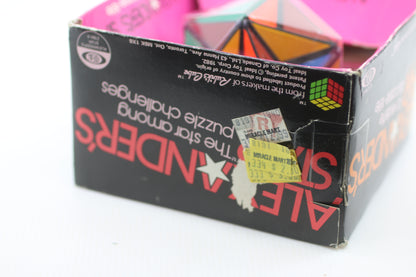 Vintage 1982 Alexander's Star Puzzle Ideal Rubik's Cube Brain Teaser Toy