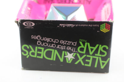 Vintage 1982 Alexander's Star Puzzle Ideal Rubik's Cube Brain Teaser Toy