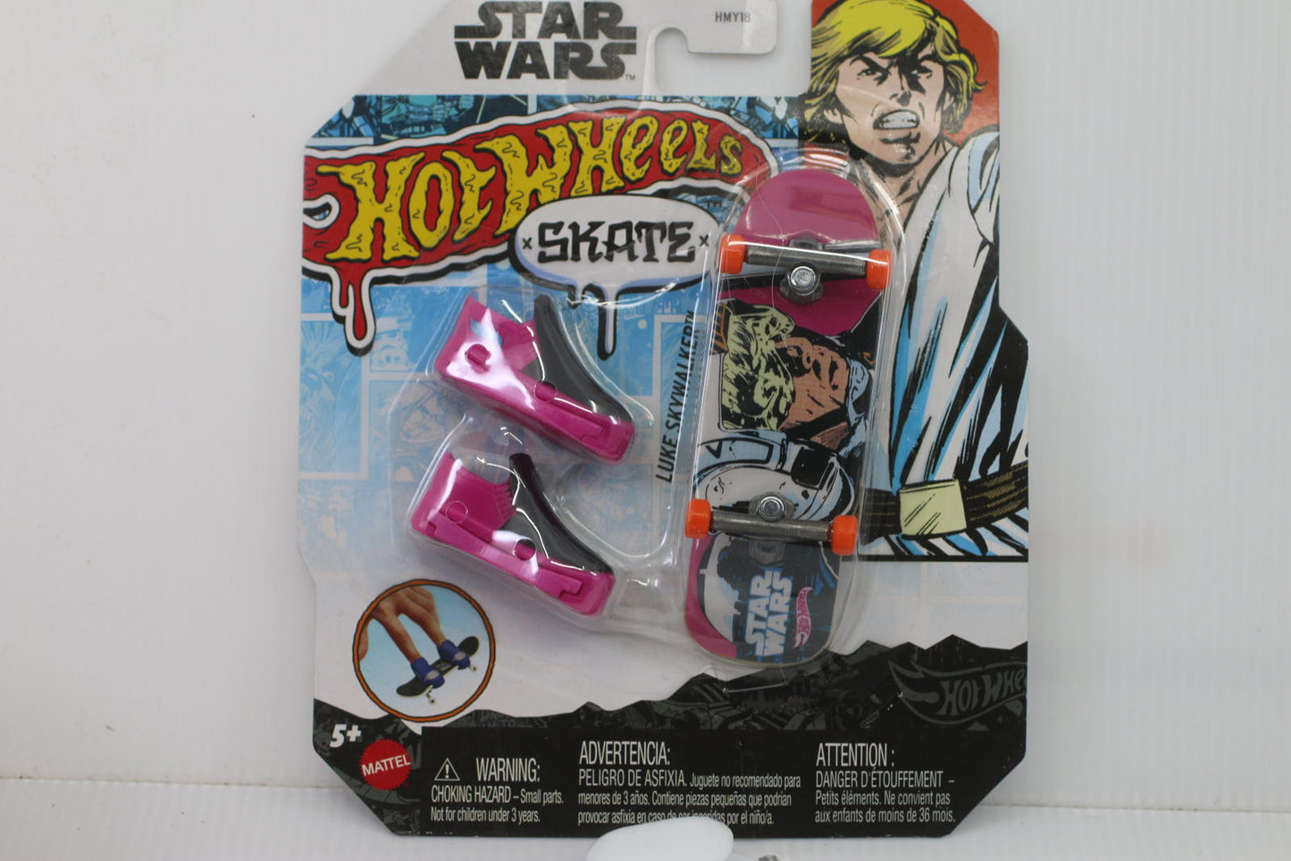 Star Wars - Hot Wheels Skate - Starwars Luke Skywalker Skateboard - New