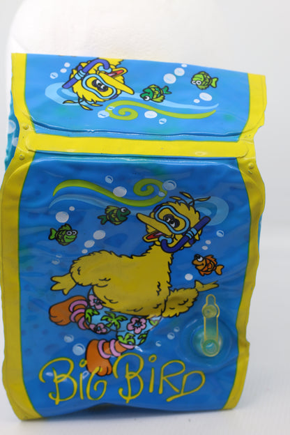 1x Big Bird Swim Arm Floaties Trainers Sesame Street Inflatable Swimming Aid