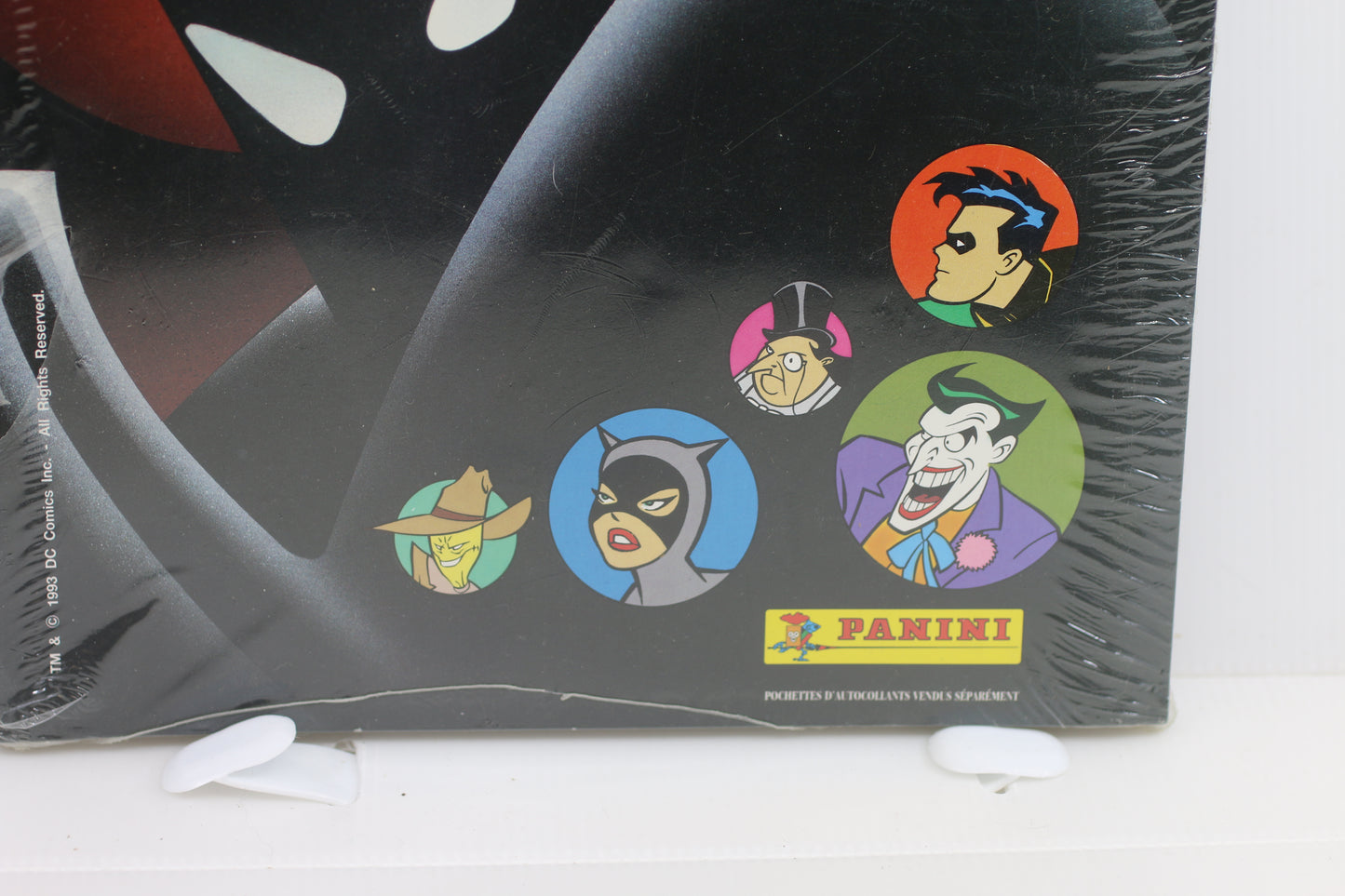 LOT of 10 1993 DC Comics Batman The Animated Series Panini Sticker Albums Factory Sealed