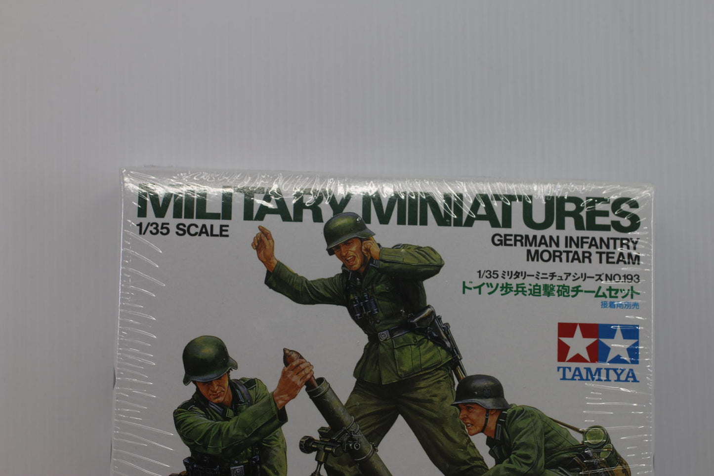 Tamiya 35193 1/35 Scale Military Model Kit WWII German Infantry Mortar Team Set