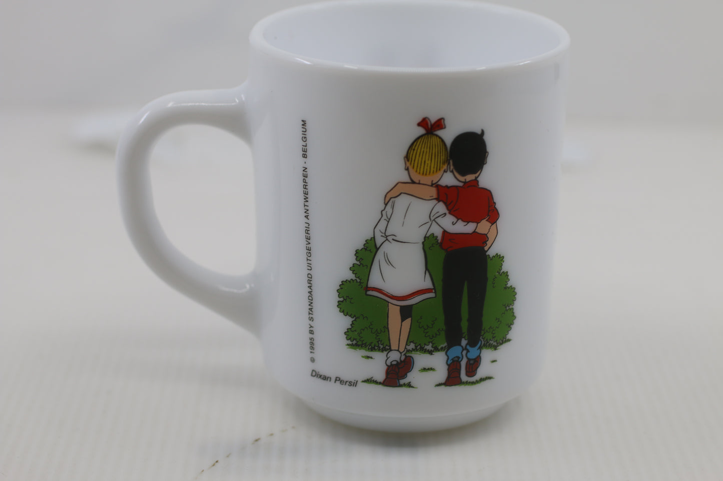 Vintage Arcopal Suske coffe Mug 1995 Dixan Persil - Belgium