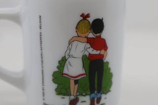 Vintage Arcopal Suske coffe Mug 1995 Dixan Persil - Belgium