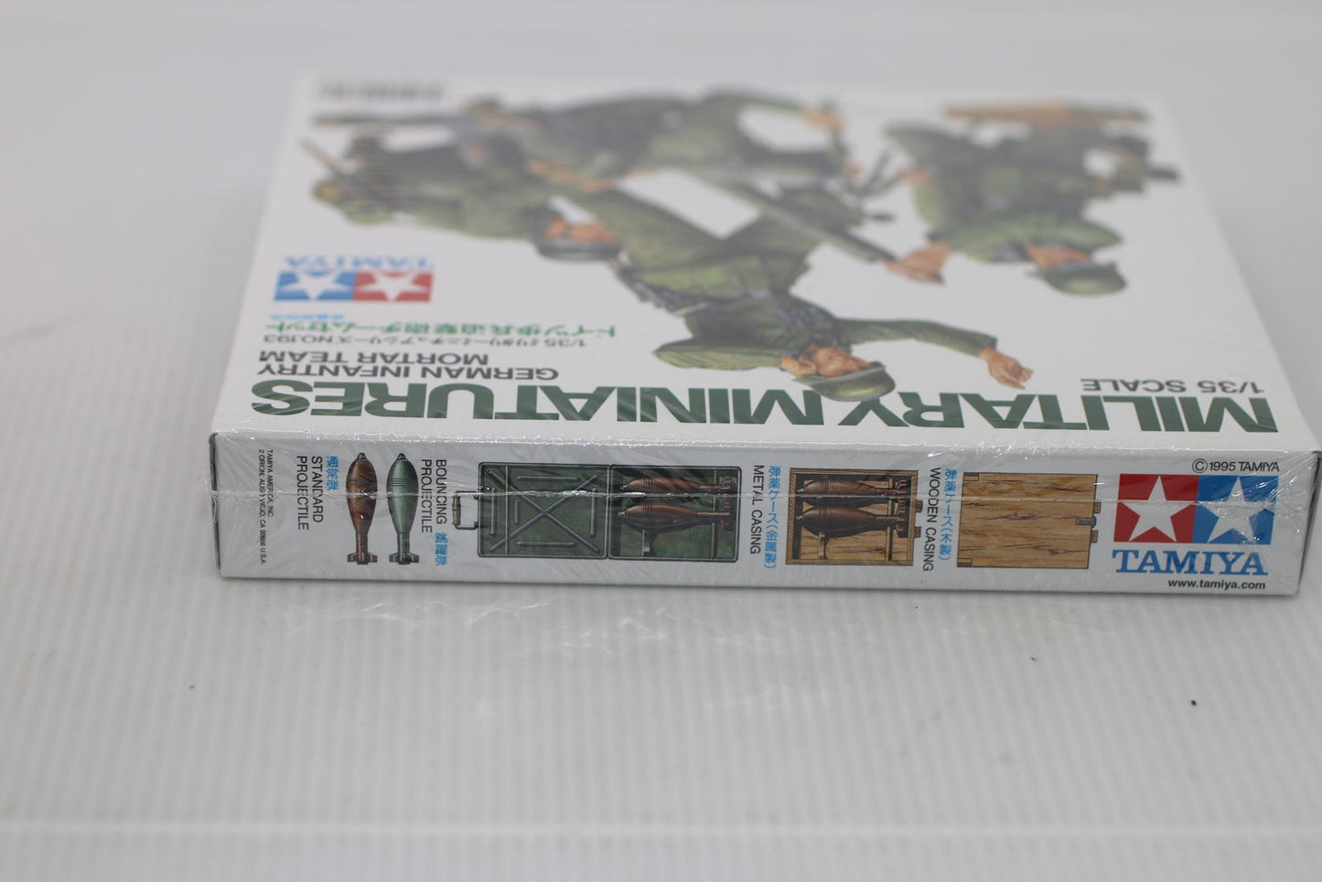 Tamiya 35193 1/35 Scale Military Model Kit WWII German Infantry Mortar Team Set