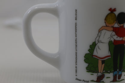 Vintage Arcopal Suske coffe Mug 1995 Dixan Persil - Belgium