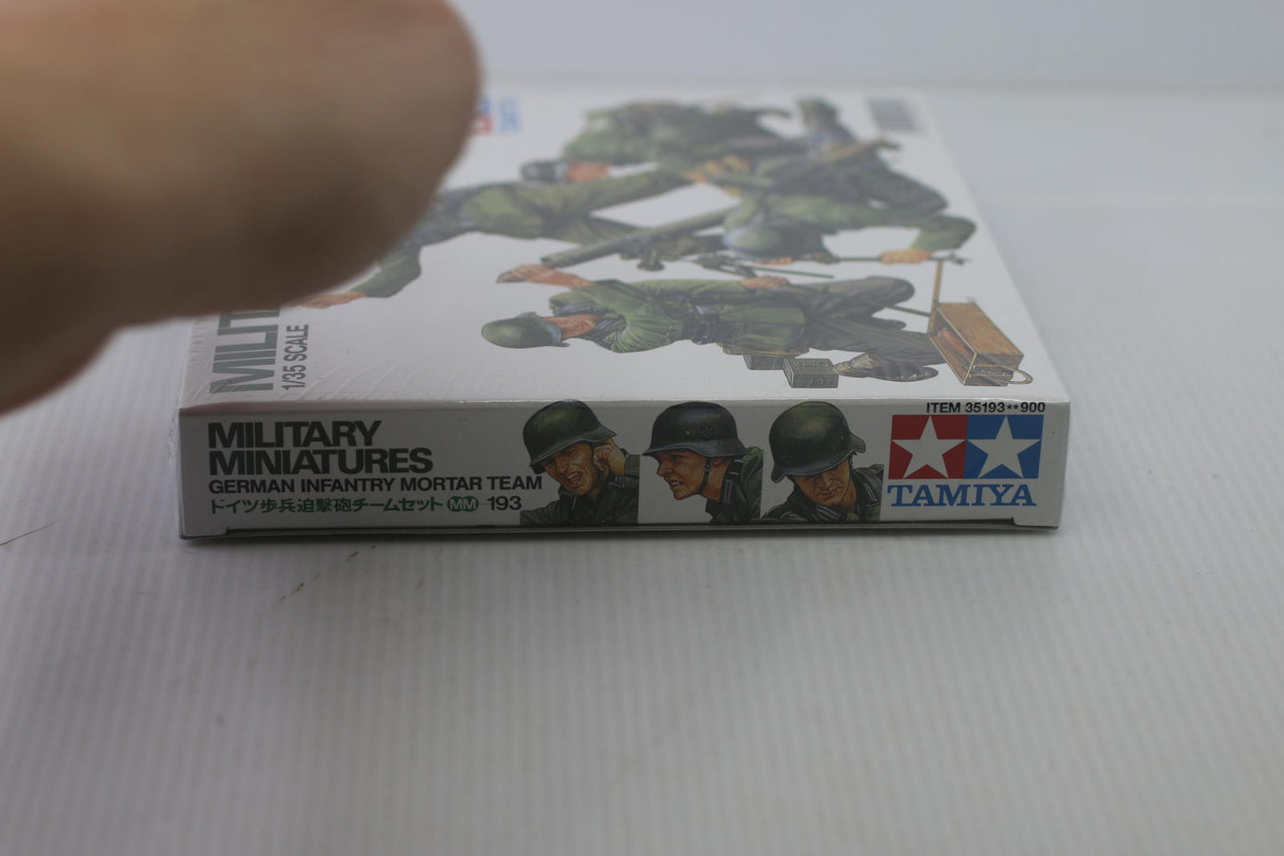 Tamiya 35193 1/35 Scale Military Model Kit WWII German Infantry Mortar Team Set