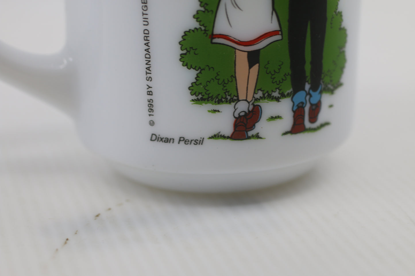 Vintage Arcopal Suske coffe Mug 1995 Dixan Persil - Belgium