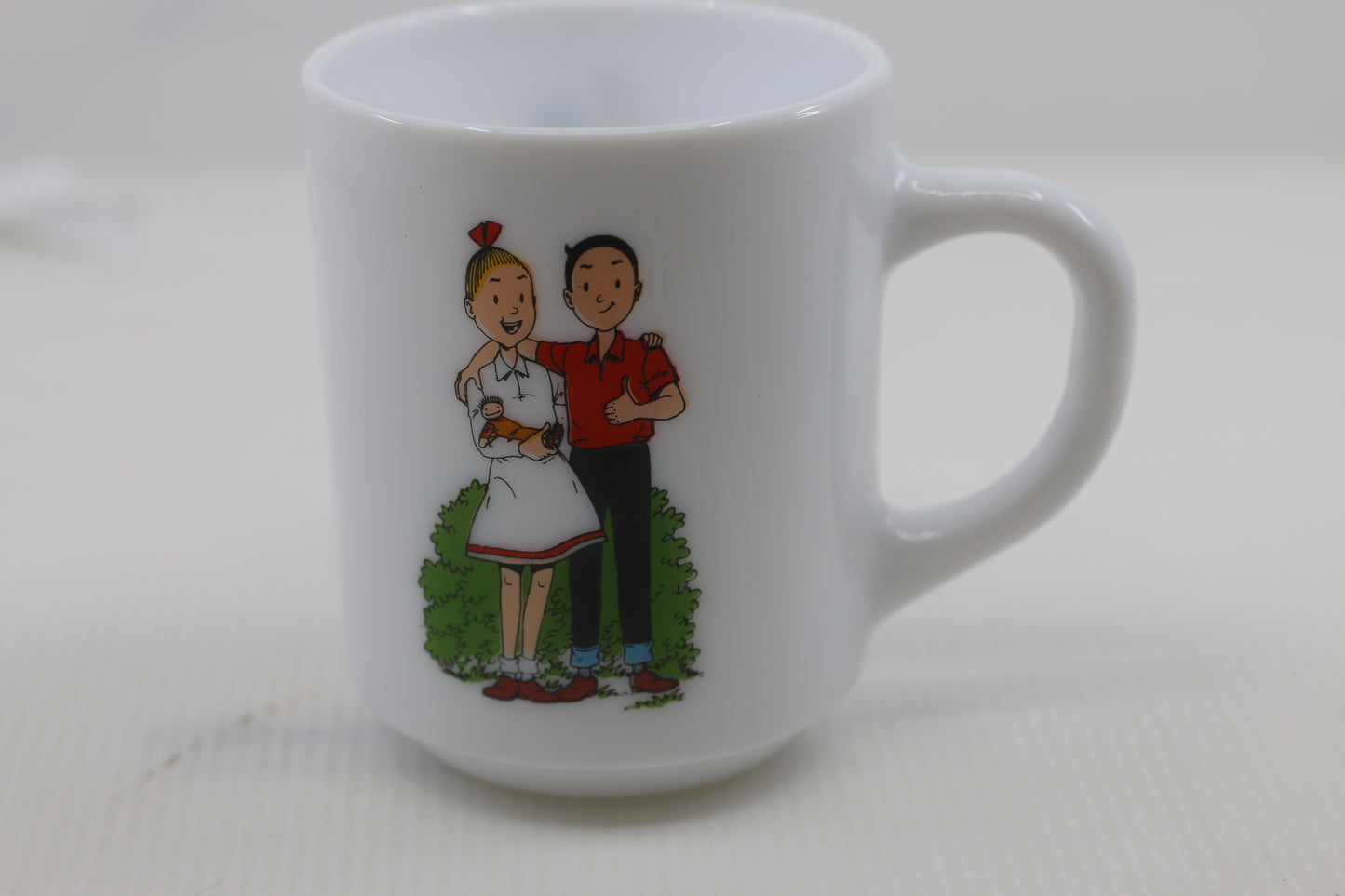 Vintage Arcopal Suske coffe Mug 1995 Dixan Persil - Belgium