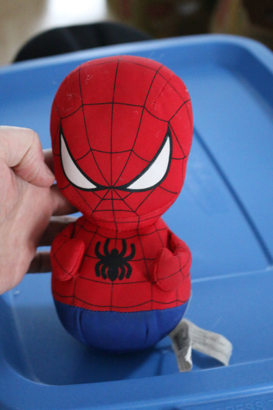 Rare Spider-Man Plush With Round Base Feet