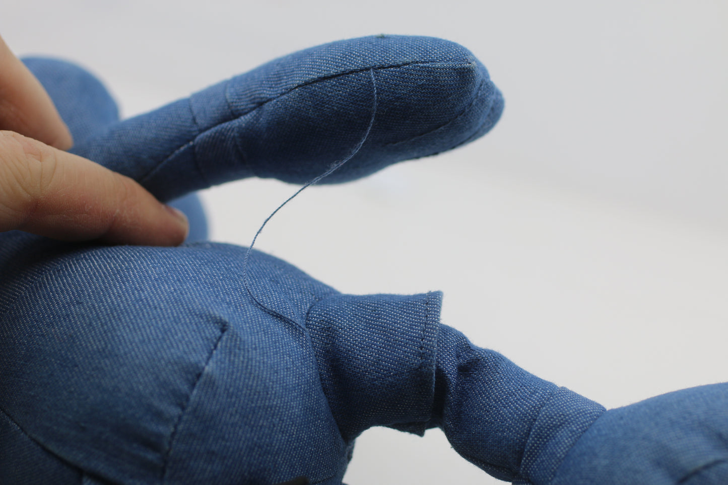 Disney x AE Mickey Mouse Plush Special Edition American Eagle Blue Denim 12"