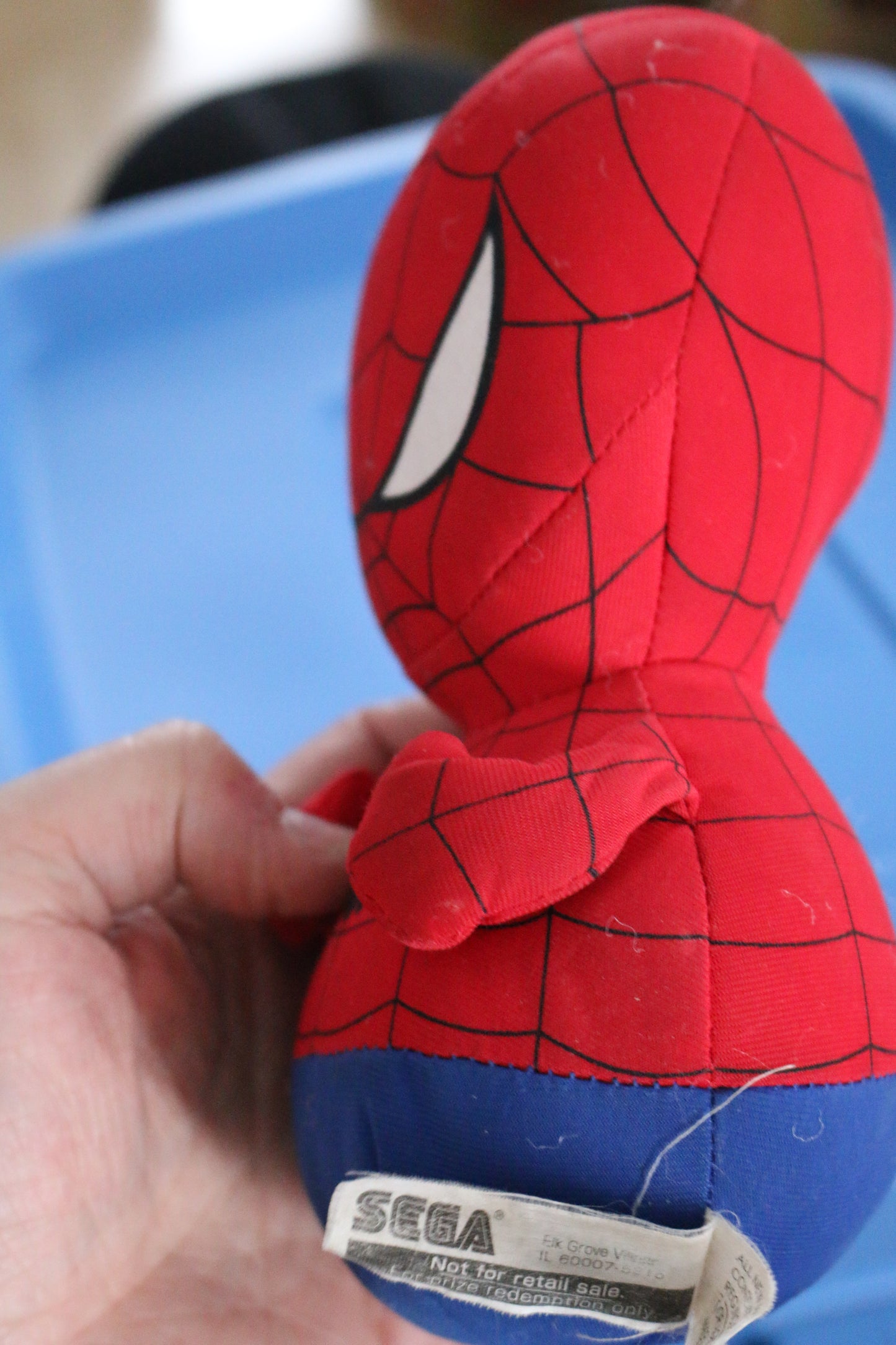 Rare Spider-Man Plush With Round Base Feet