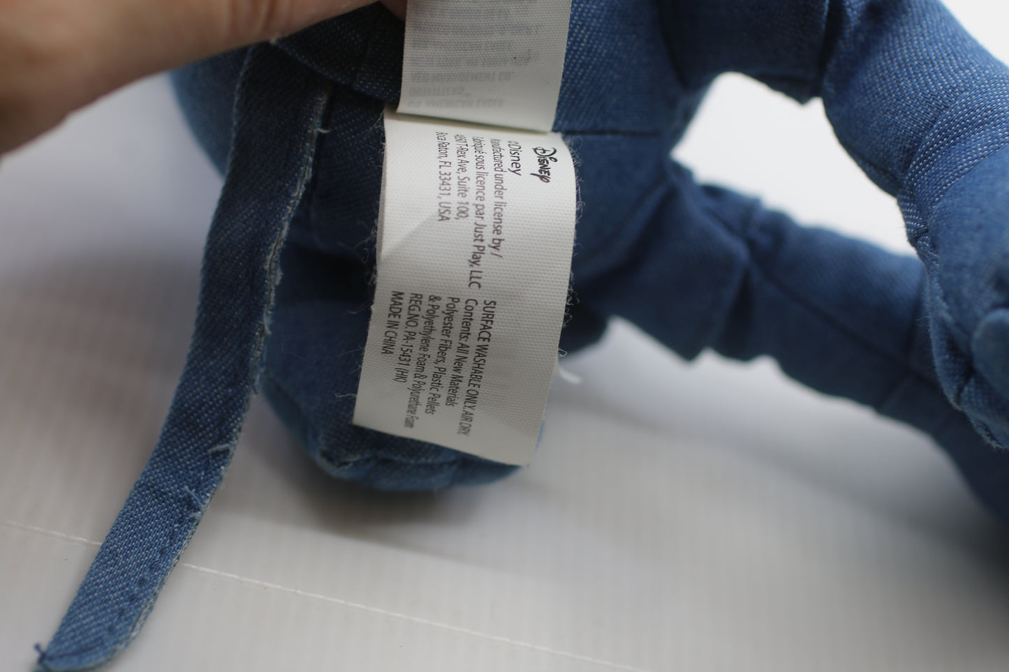 Disney x AE Mickey Mouse Plush Special Edition American Eagle Blue Denim 12"