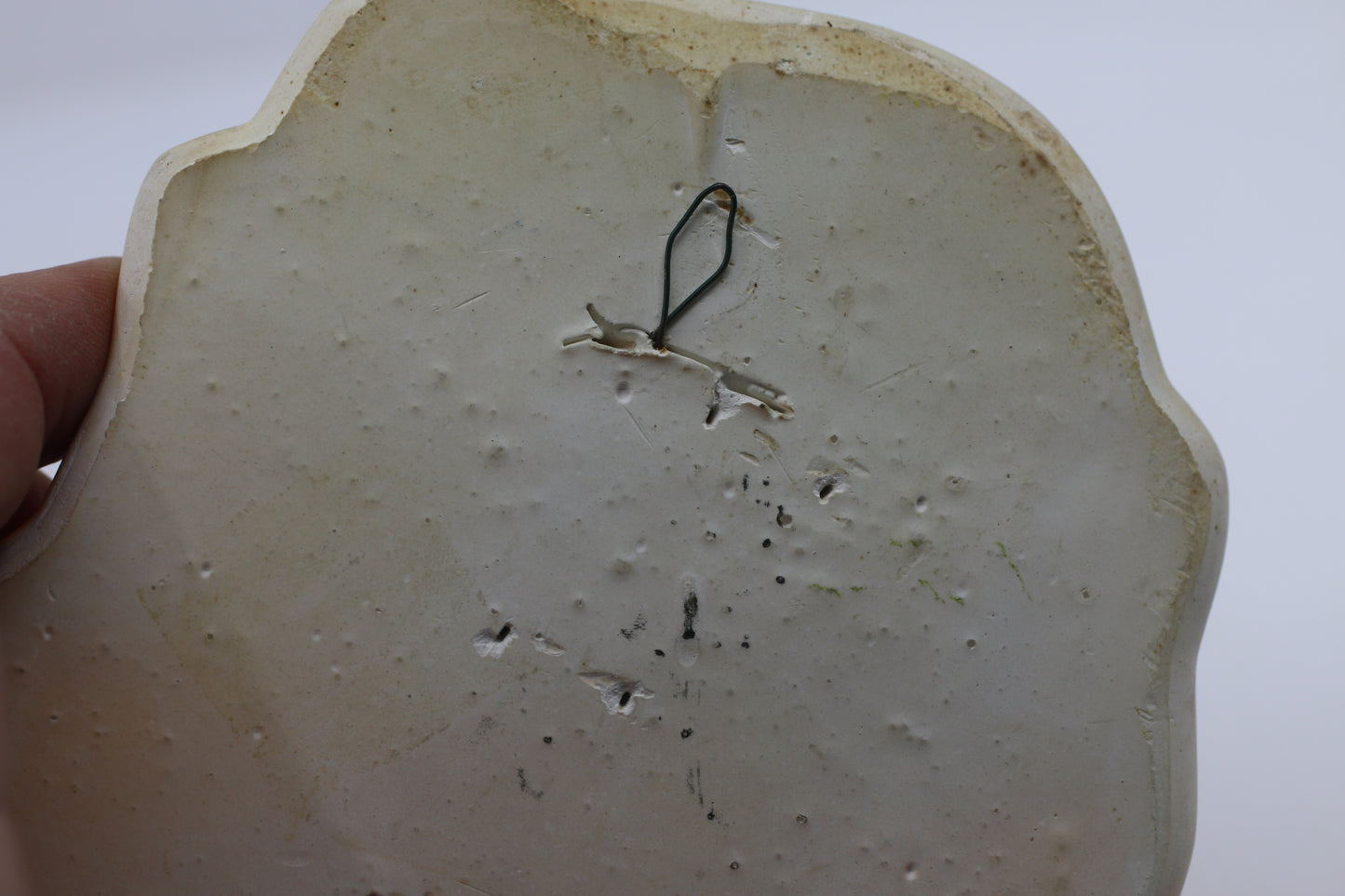 Vintage Raggedy Ann And Andy Ceramic Wall Hanging Faces 5 3/4" long Orange Hair