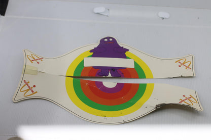 Vintage McDonalds Canada Grimace Rainbow Paper Crown AS IS