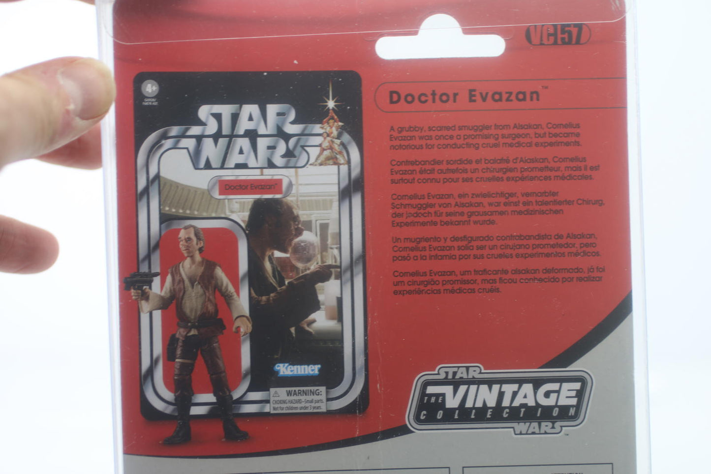 STAR WARS THE VINTAGE COLLECTION 2025 DOCTOR EVAZAN CANTINA PATRON VC57