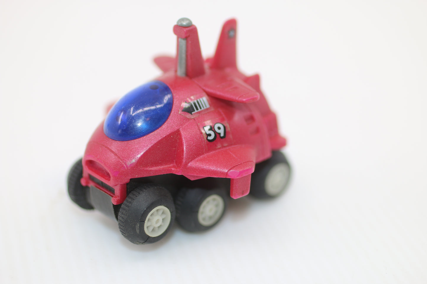 Vintage 1985 Bandai Japan Sci-Fi Friction Space Vehicle 6-Wheel Toy #59 Rare