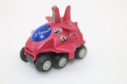 Vintage 1985 Bandai Japan Sci-Fi Friction Space Vehicle 6-Wheel Toy #59 Rare