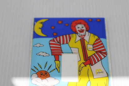 Vintage Mcdonald Switch Light Plate Cover Adhesive RARE (PL170)