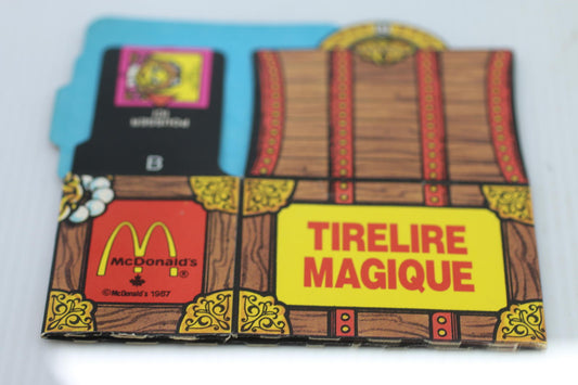 Vintage 1987 McDonald’s Magic Bank Cardboard Display Canada