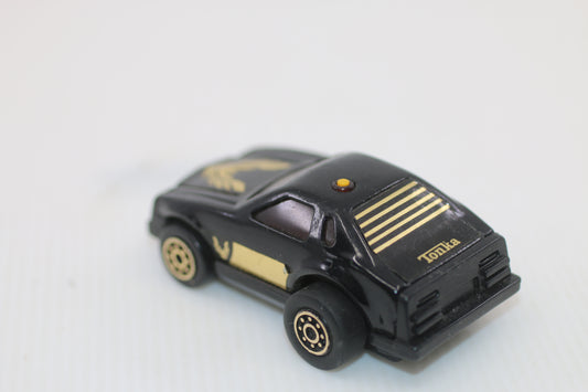Vintage Tonka Pontiac Firebird Die-Cast Car Black Gold | Made in Japan | 1980s