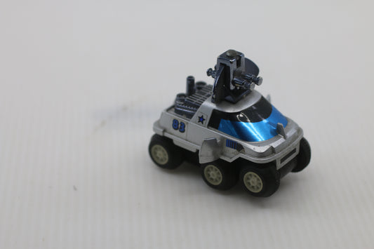 Vintage 1985 Bandai Japan Friction Sci-Fi Space Vehicle 6-Wheel Toy – Rare