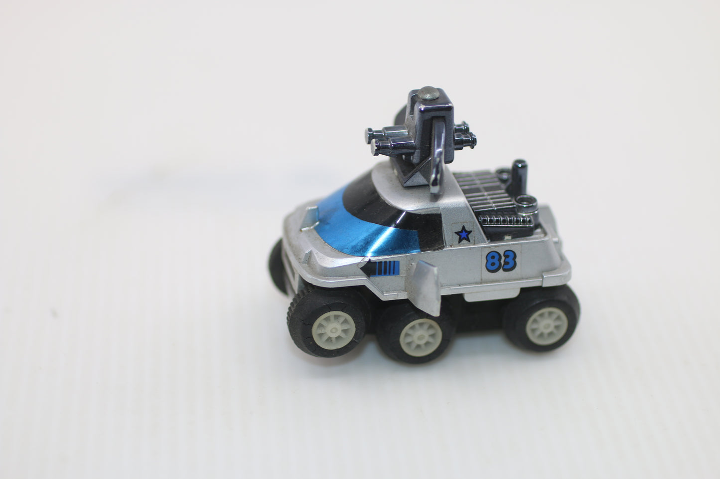 Vintage 1985 Bandai Japan Friction Sci-Fi Space Vehicle 6-Wheel Toy – Rare