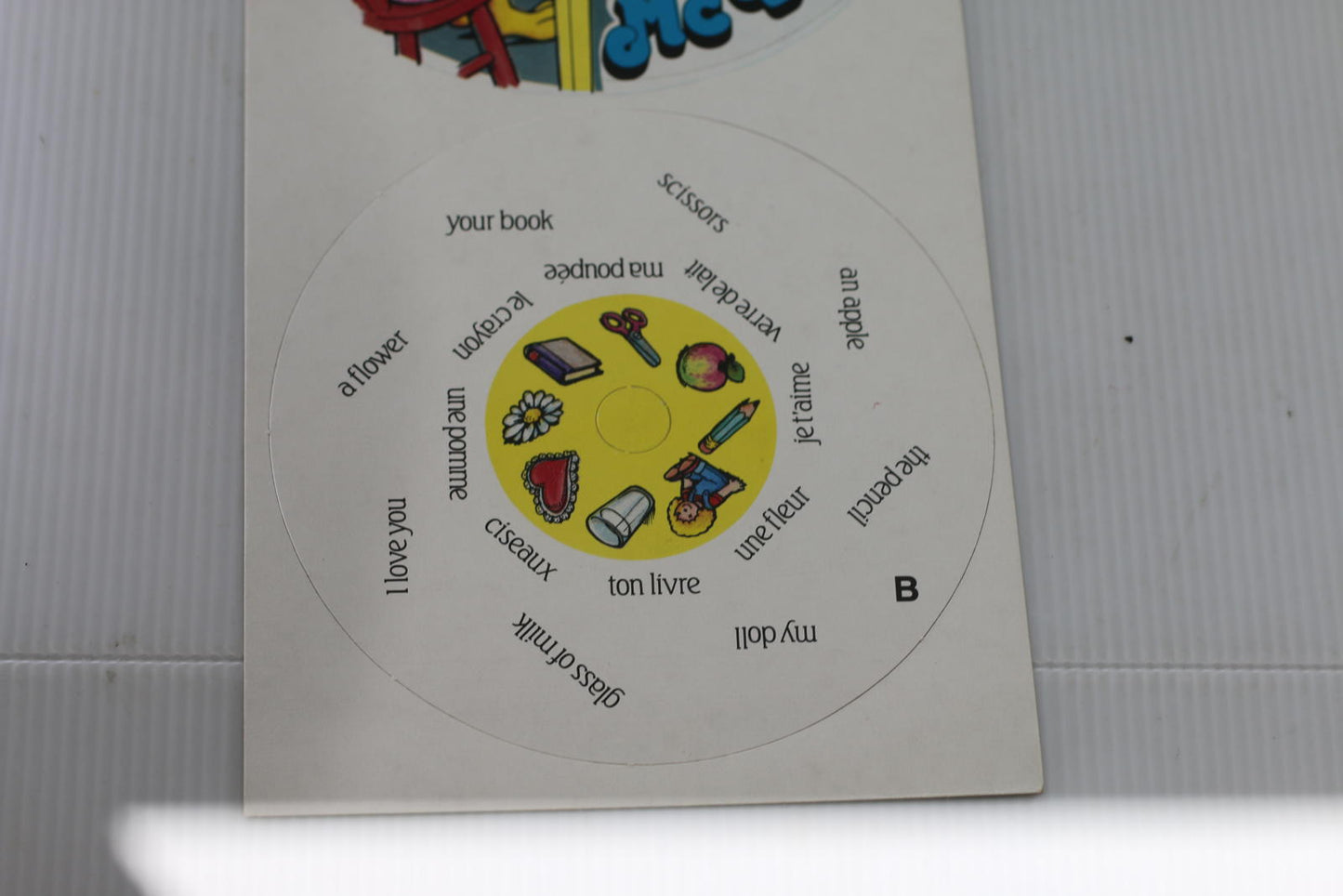 Vintage 1988 McDonald’s Canada McDialogue Word Wheel Puzzle