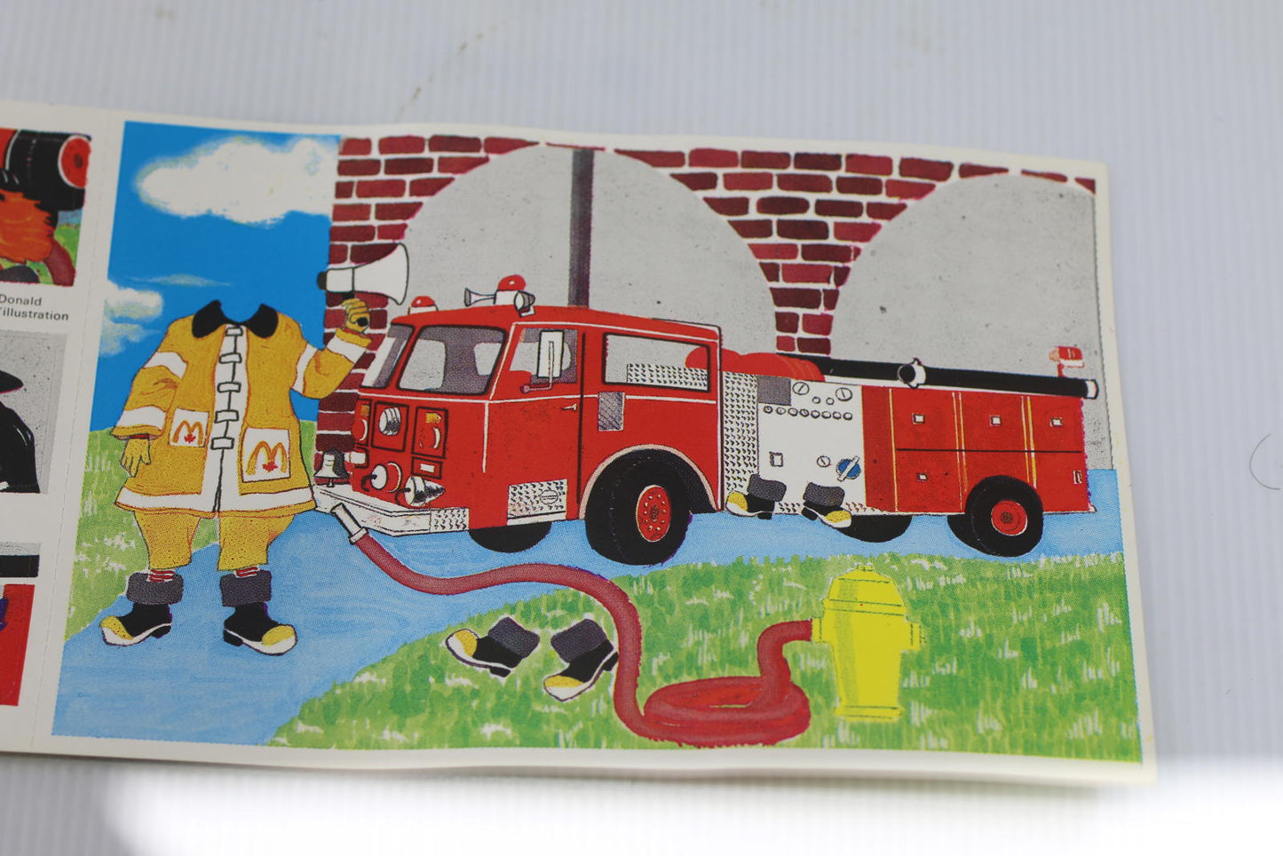 McDonaldland Firefighter Coloring Activity Sheet – McDonald’s Canada fIRE TRUCK