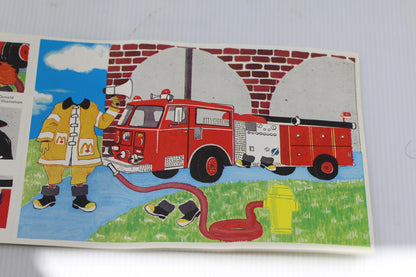 McDonaldland Firefighter Coloring Activity Sheet – McDonald’s Canada fIRE TRUCK