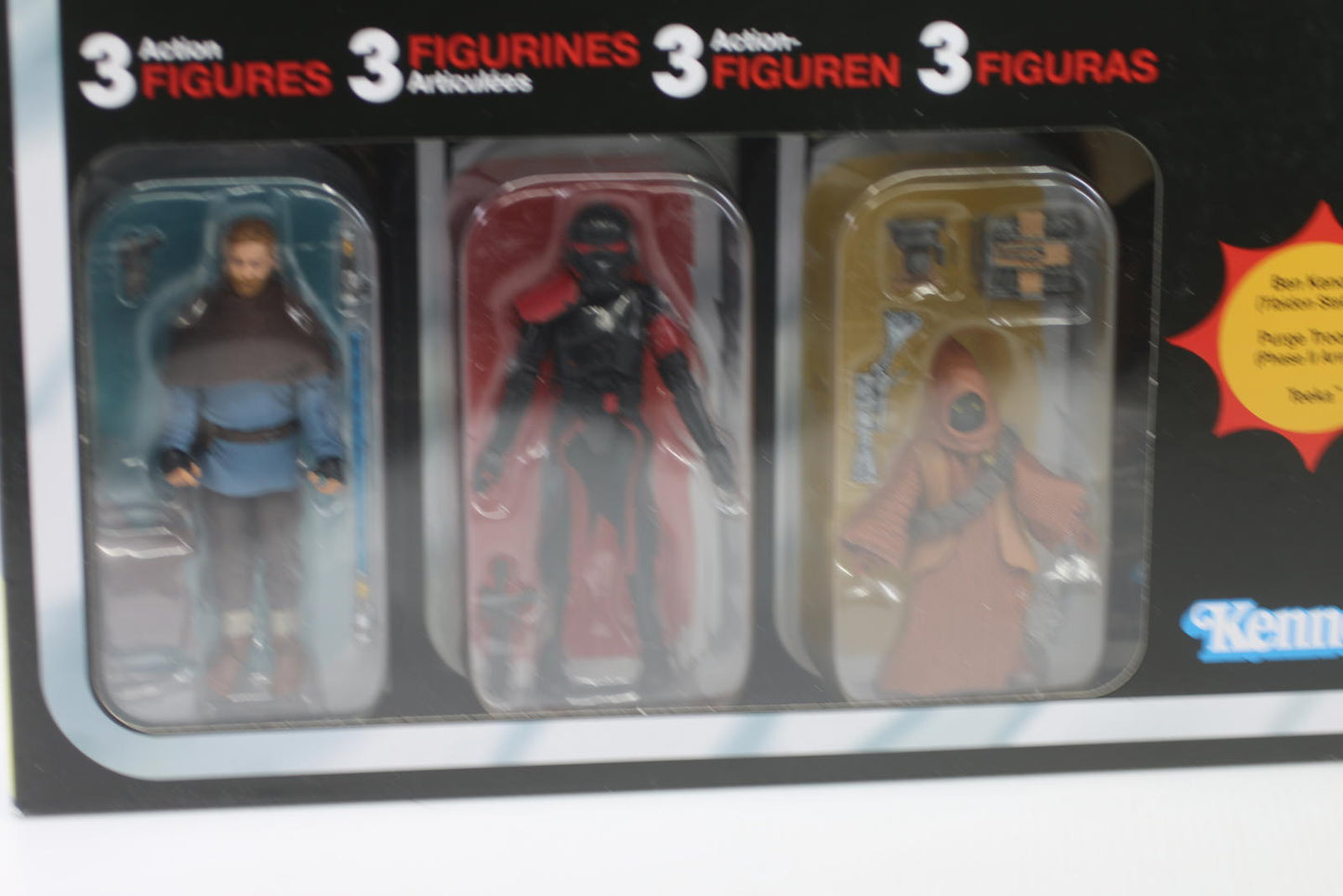Star Wars Vintage Collection Obi-Wan Kenobi Teeka Jawa Purge Trooper 3 Pack TVC