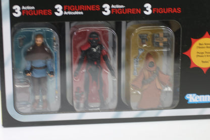 Star Wars Vintage Collection Obi-Wan Kenobi Teeka Jawa Purge Trooper 3 Pack TVC