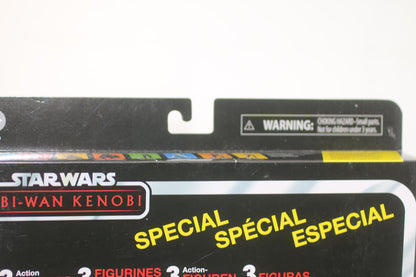 Star Wars Vintage Collection Obi-Wan Kenobi Teeka Jawa Purge Trooper 3 Pack TVC