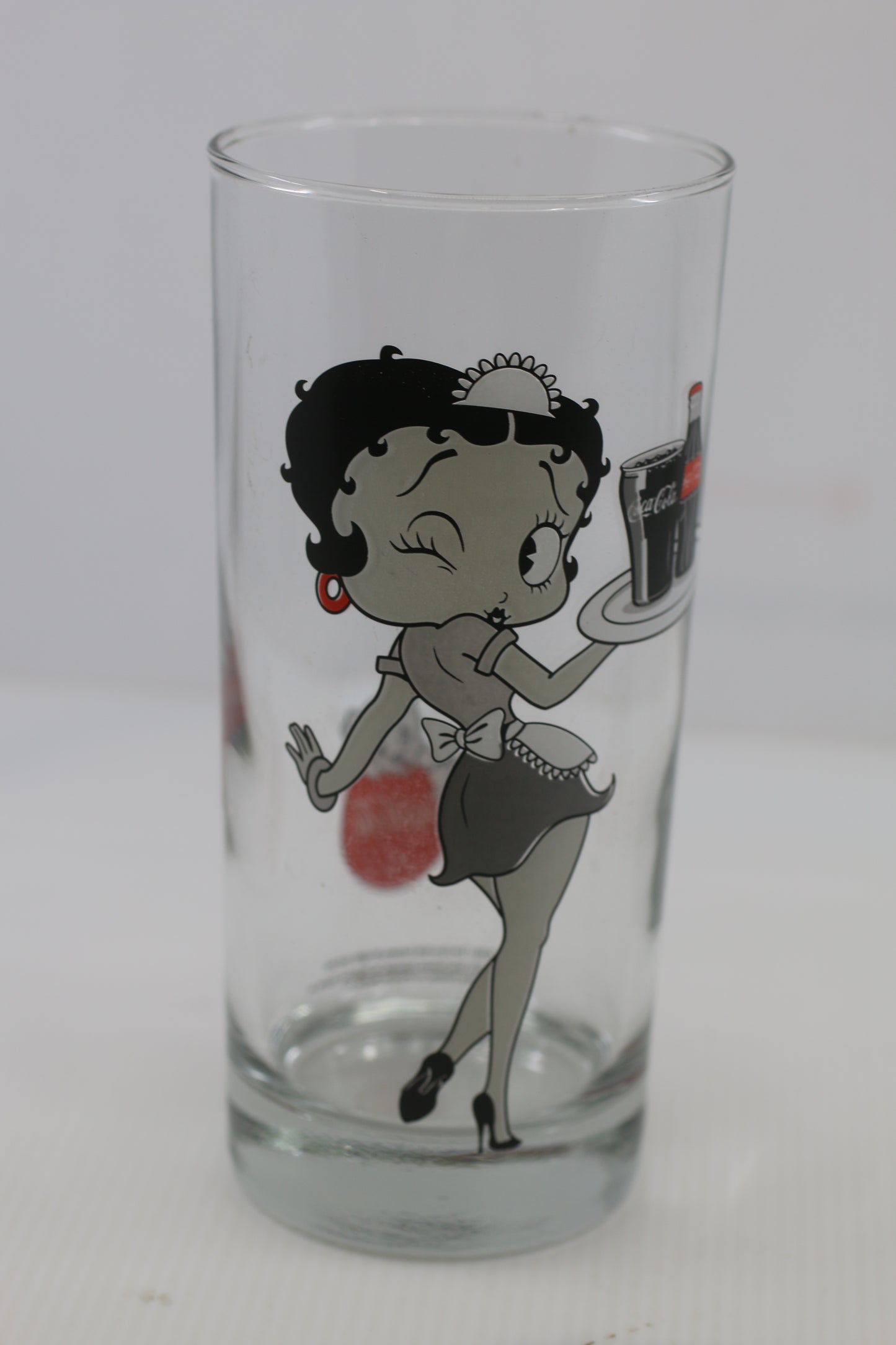 Betty Boop Coca-Cola Glasses 2011 12oz 6" Tall