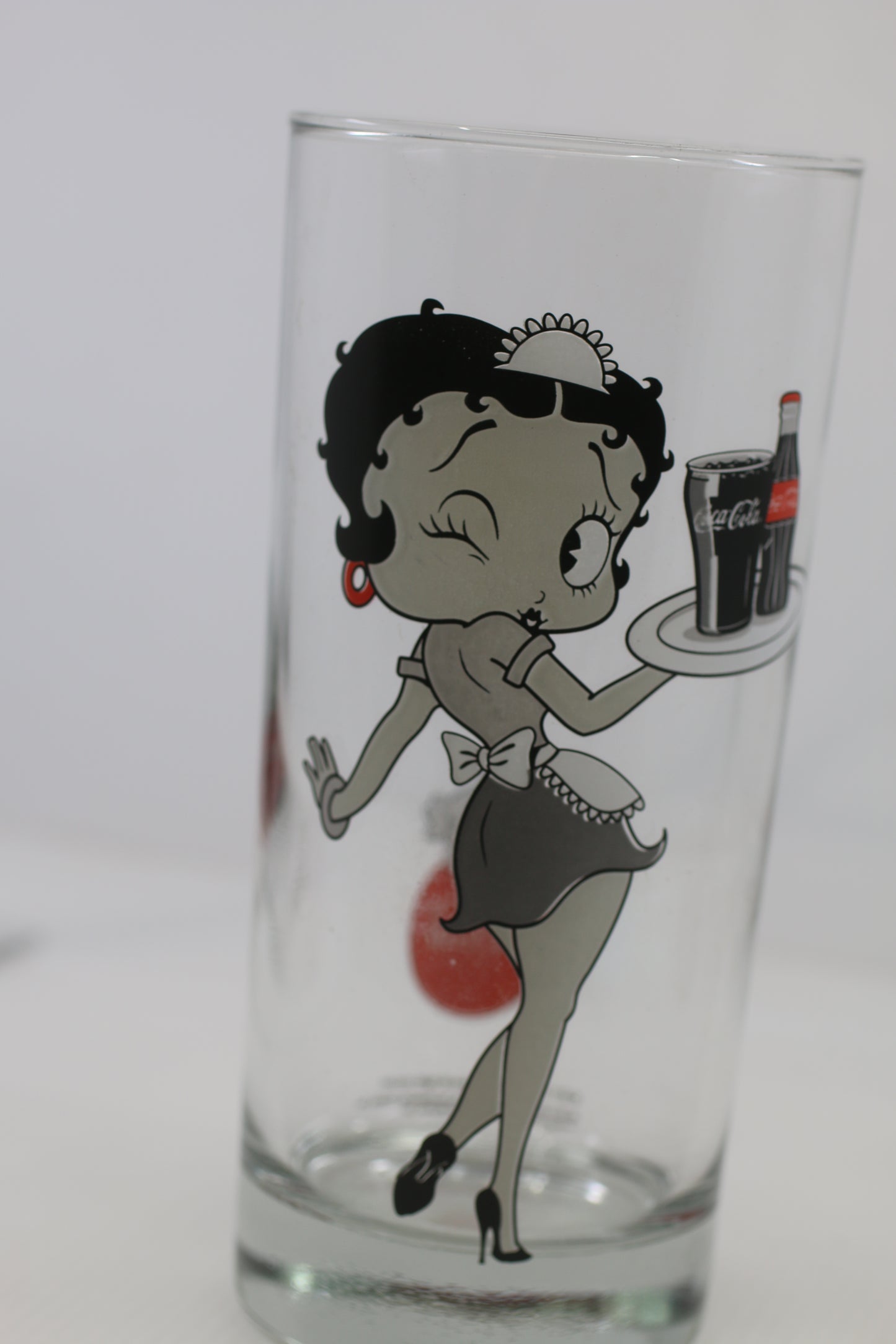 Betty Boop Coca-Cola Glasses 2011 12oz 6" Tall