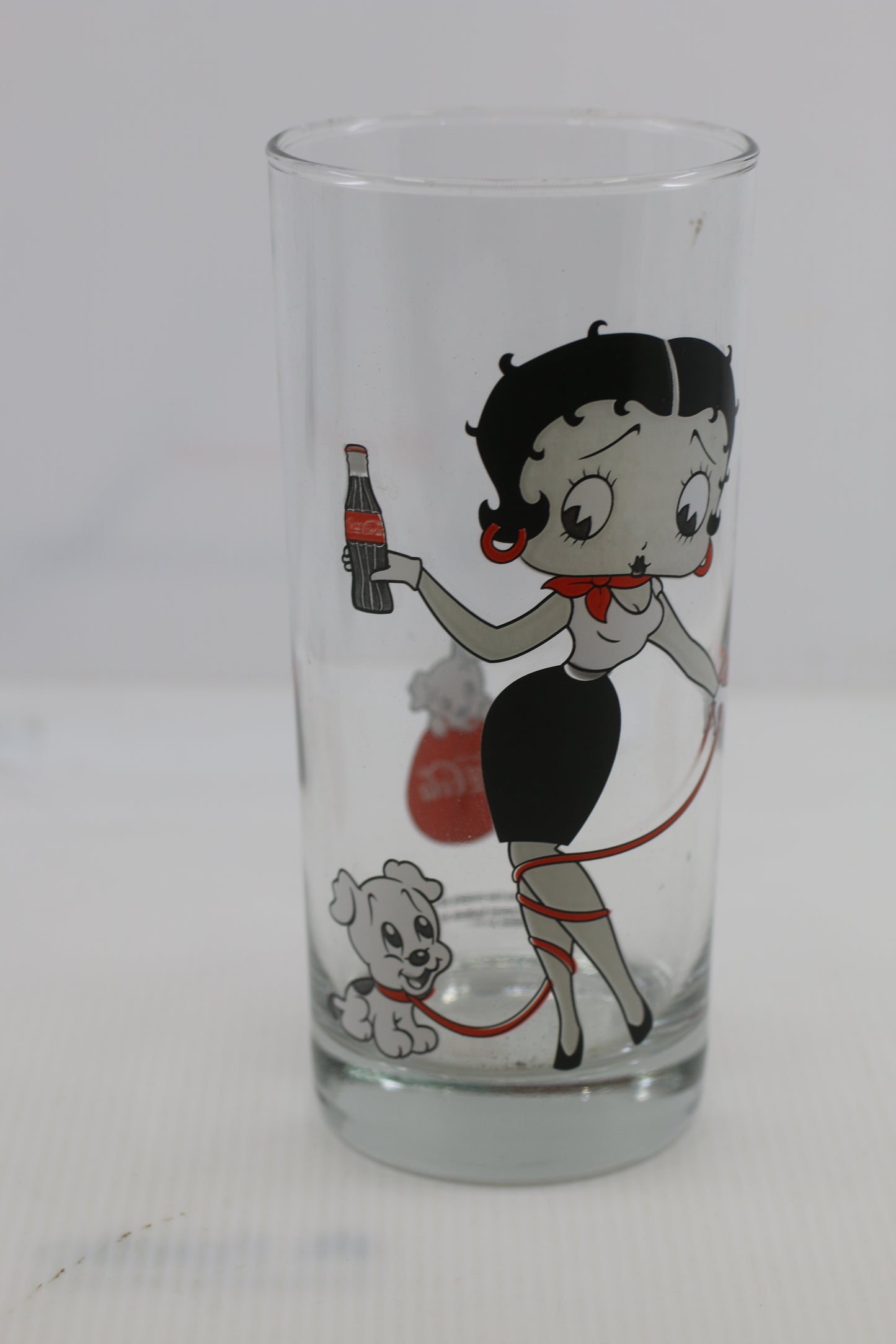 Betty Boop Coca-Cola Glasses 2011 12oz 6" Tall pupy