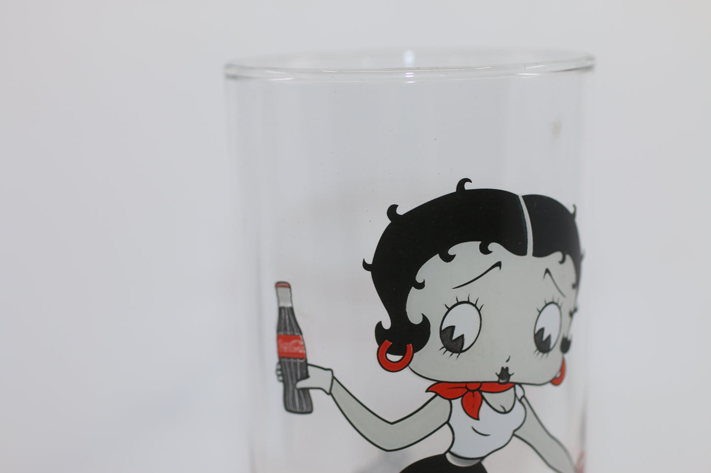 Betty Boop Coca-Cola Glasses 2011 12oz 6" Tall pupy