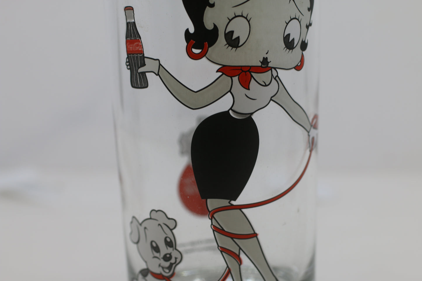 Betty Boop Coca-Cola Glasses 2011 12oz 6" Tall pupy