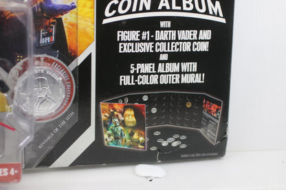Star Wars 30th Anniversary DARTH VADER w/Exclusive Coin + Coin Album Hasbro 2006