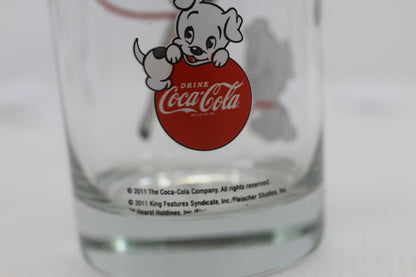 Betty Boop Coca-Cola Glasses 2011 12oz 6" Tall pupy
