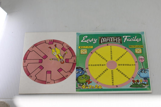 1988 McDonald’s Canada Easy Maths Multiplication Spinner Math