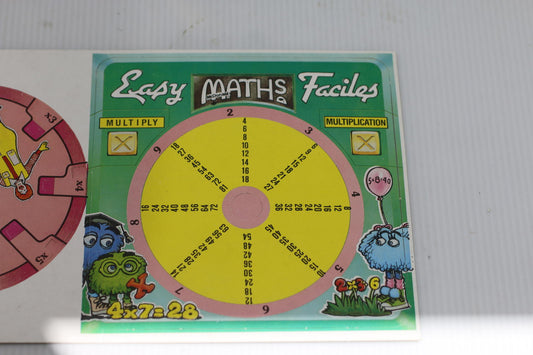 1988 McDonald’s Canada Easy Maths Multiplication Spinner Math
