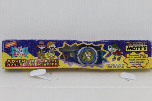 Vintage 1998 Rugrats Movie Glow in the Dark Adventure Compass Watch – Motts Promo