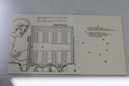 1988 McDonald’s Canada Easy Maths Multiplication Spinner Math