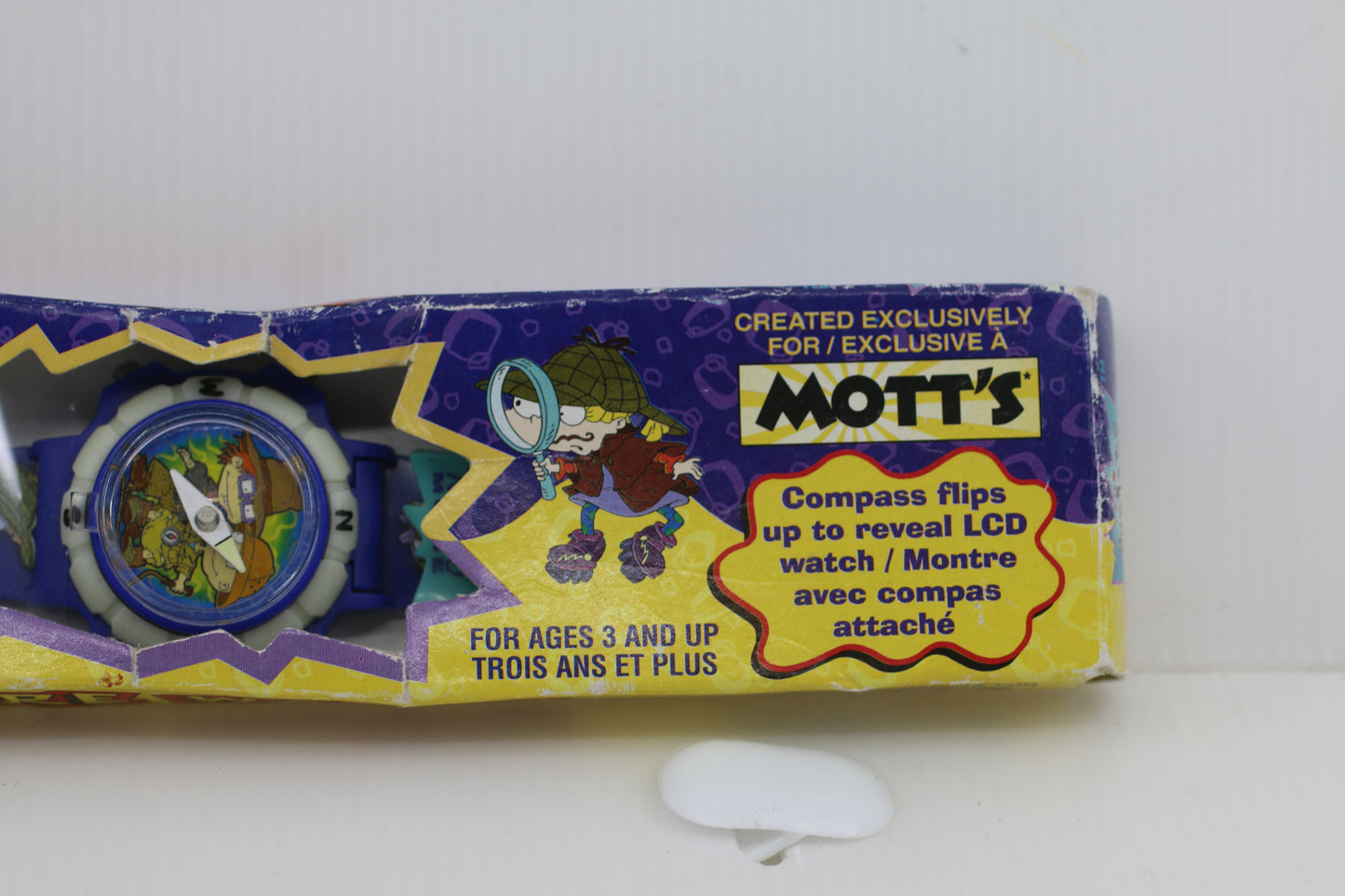 Vintage 1998 Rugrats Movie Glow in the Dark Adventure Compass Watch – Motts Promo