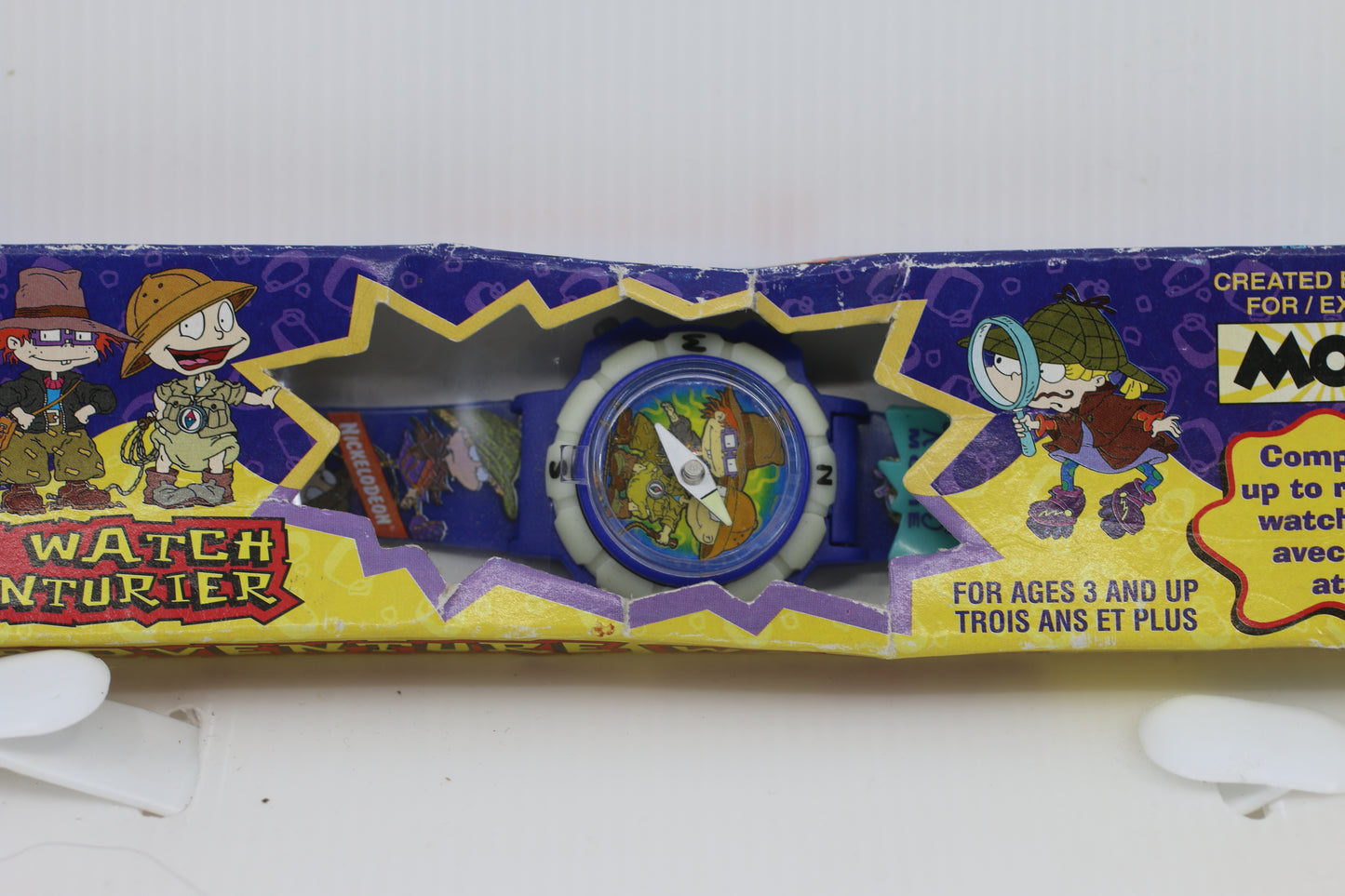 Vintage 1998 Rugrats Movie Glow in the Dark Adventure Compass Watch – Motts Promo