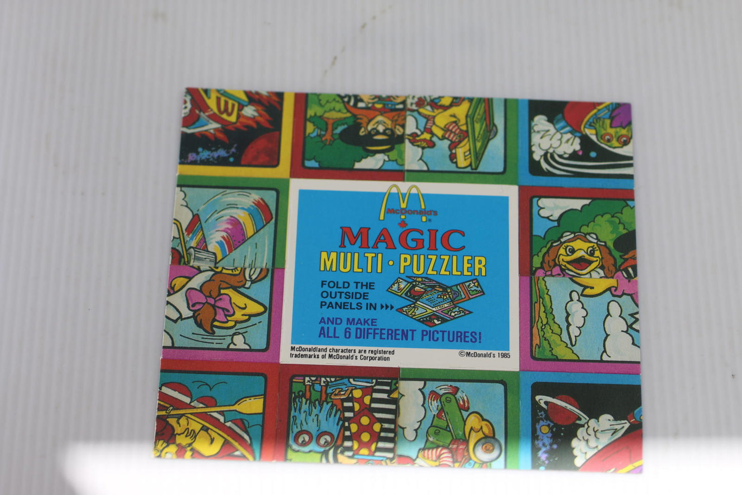 Vintage 1985 McDonald’s Magic Multi-Puzzler Magique Puzzle Canada toy